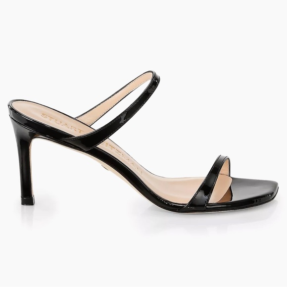 Stuart Weitzman Aleena Patent Leather Mules - Picture 1 of 6